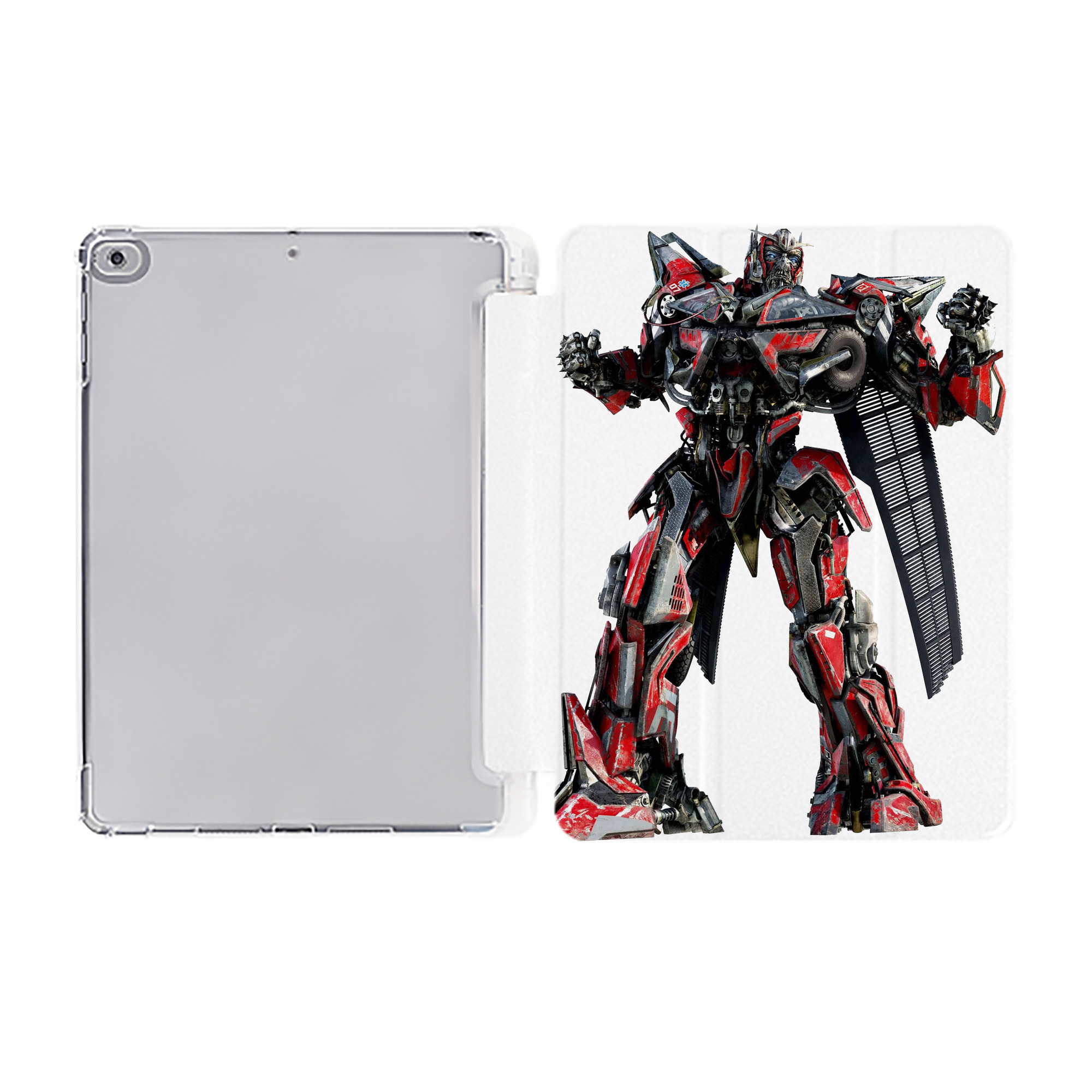 （画像用）  IPad ケース ペン収納付き 三つ折りスタンド PUレザー×シリコン 対応機種9.5/10.5/10.9インチ